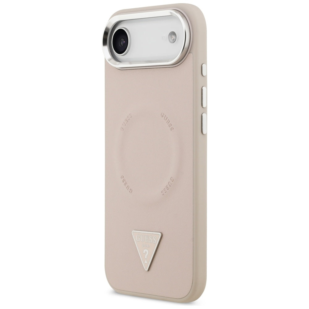Guess Triangle Logo MagSafe Case for iPhone Air - Pink_1
