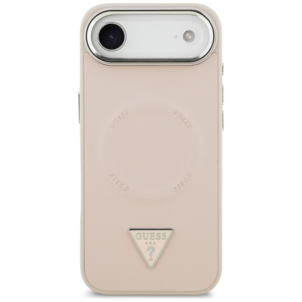 Guess Triangle Logo MagSafe Case for iPhone Air - Pink_2