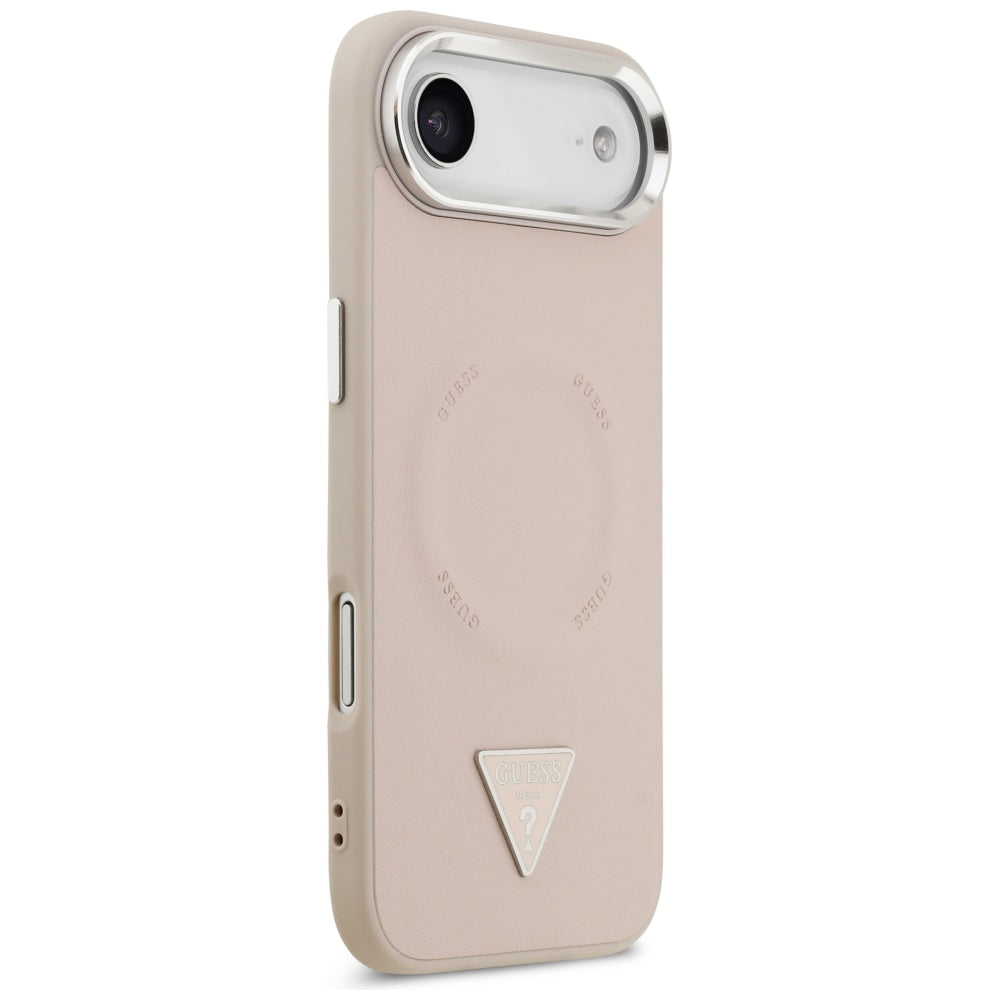 Guess Triangle Logo MagSafe Case for iPhone Air - Pink_3