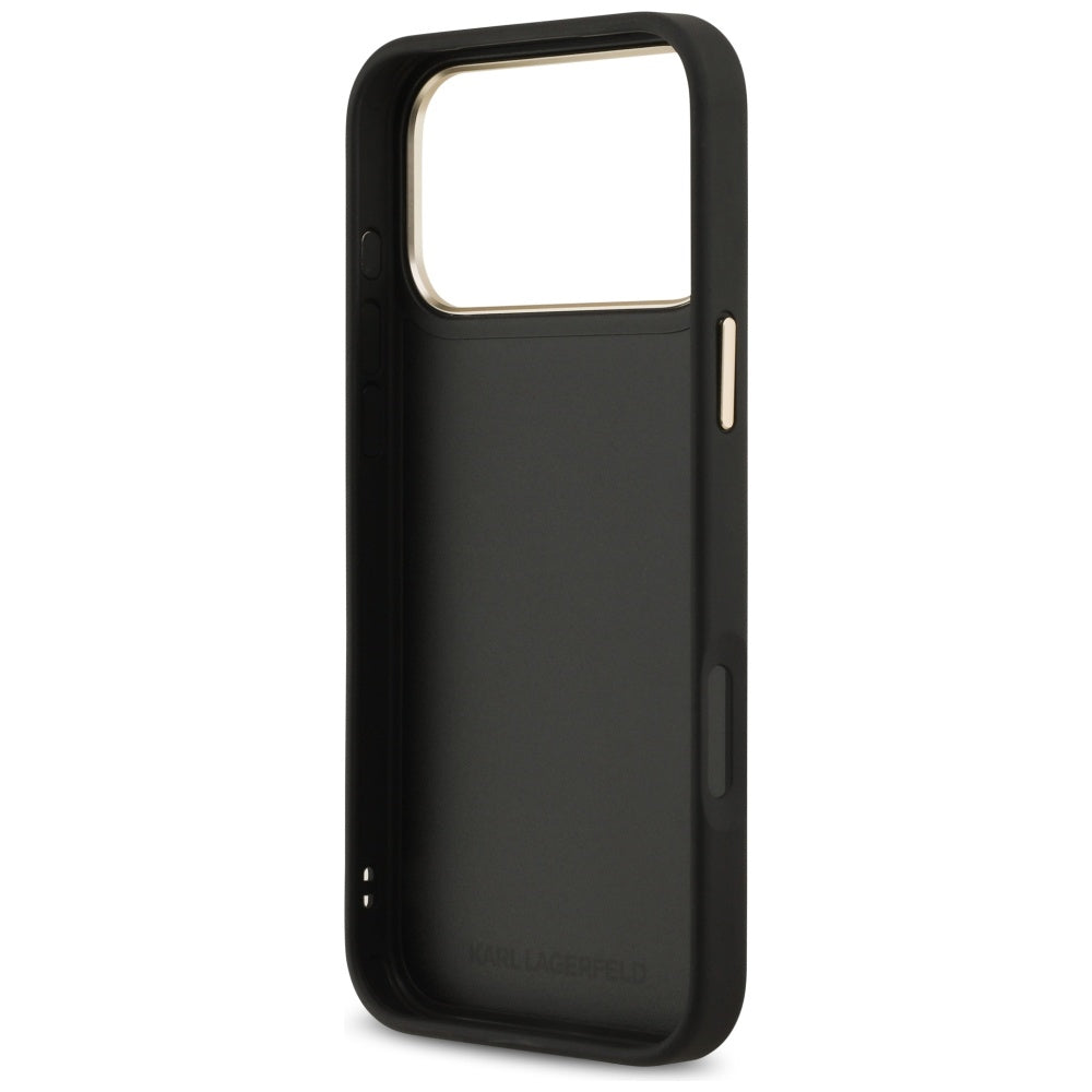 Karl Lagerfeld Karl Script Logo Case for iPhone 17 Pro Max - Black_6