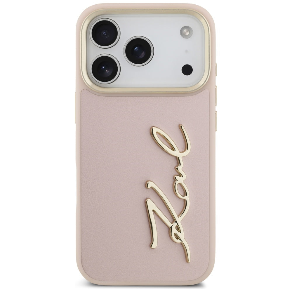 Karl Lagerfeld Karl Script Logo iPhone 17 Pro Case - Pink_2
