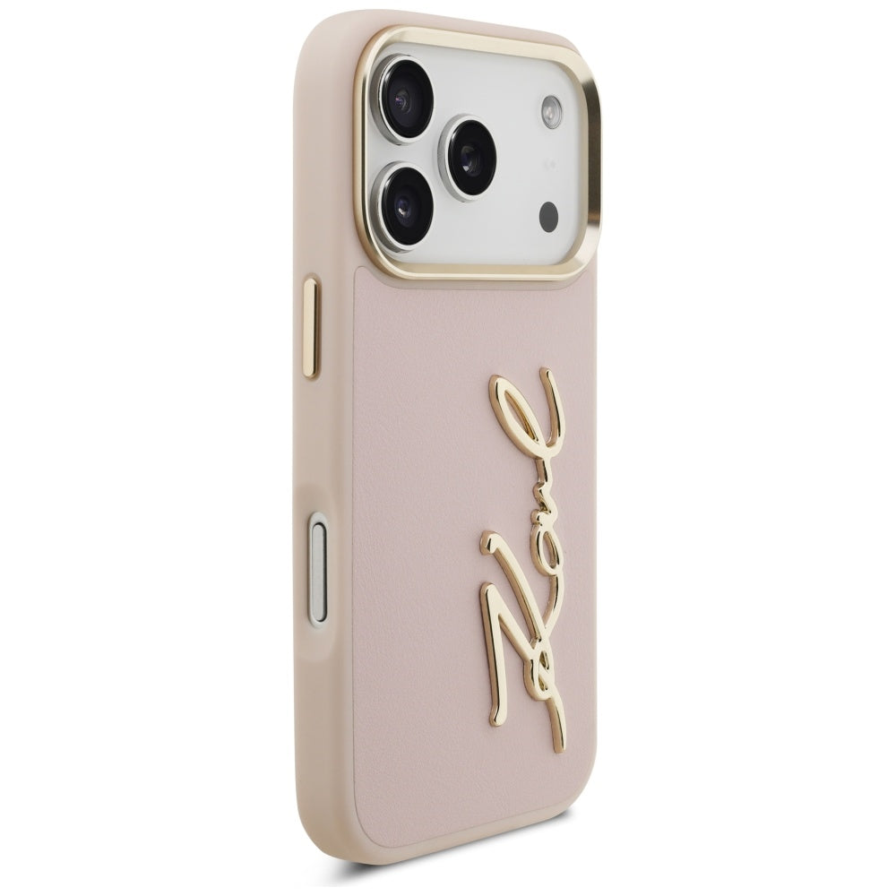 Karl Lagerfeld Karl Script Logo iPhone 17 Pro Case - Pink_3