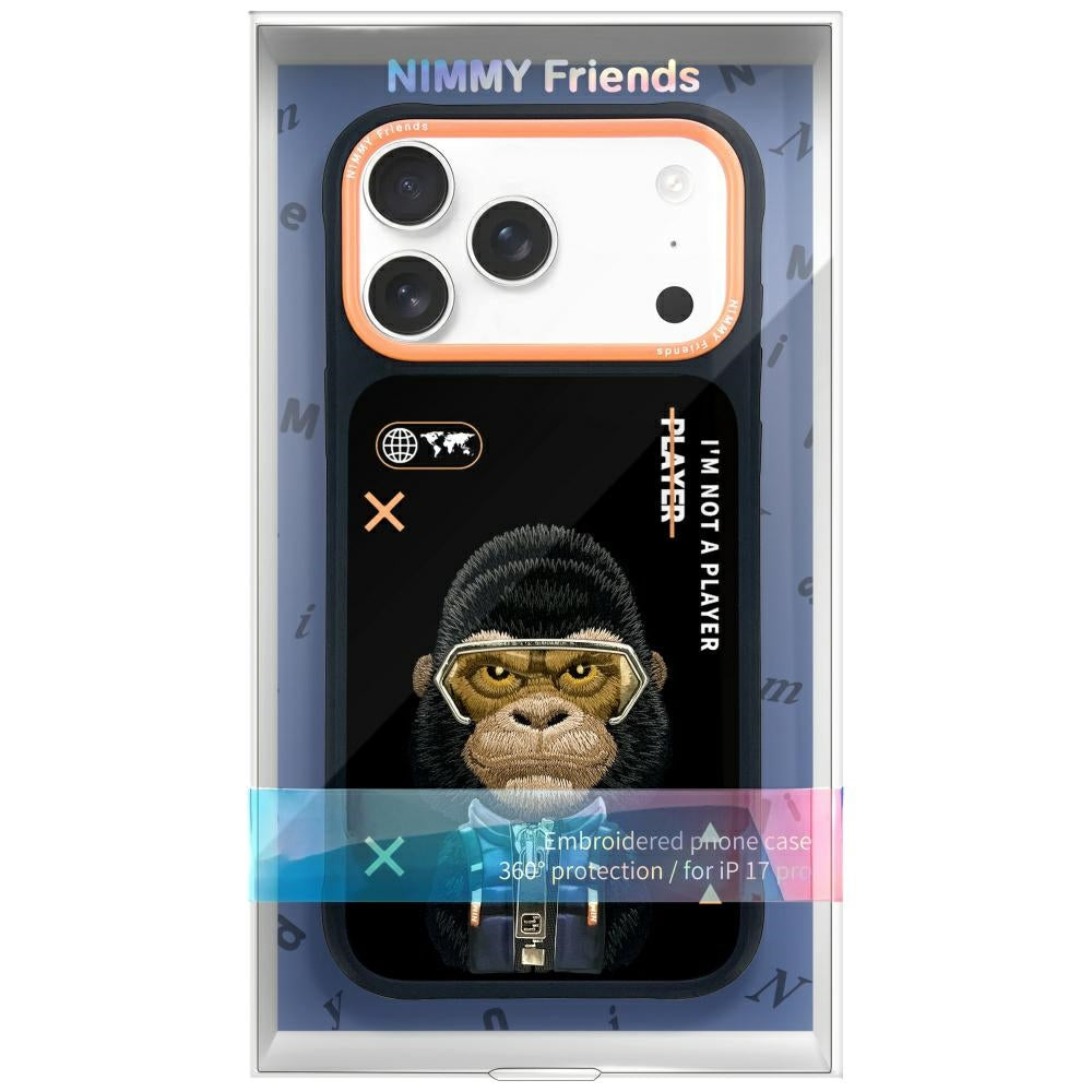 Capa para iPhone 17 Pro NIMMY / Preto / Nimmy Cool&Cute 2.0 Gorilla Case_6