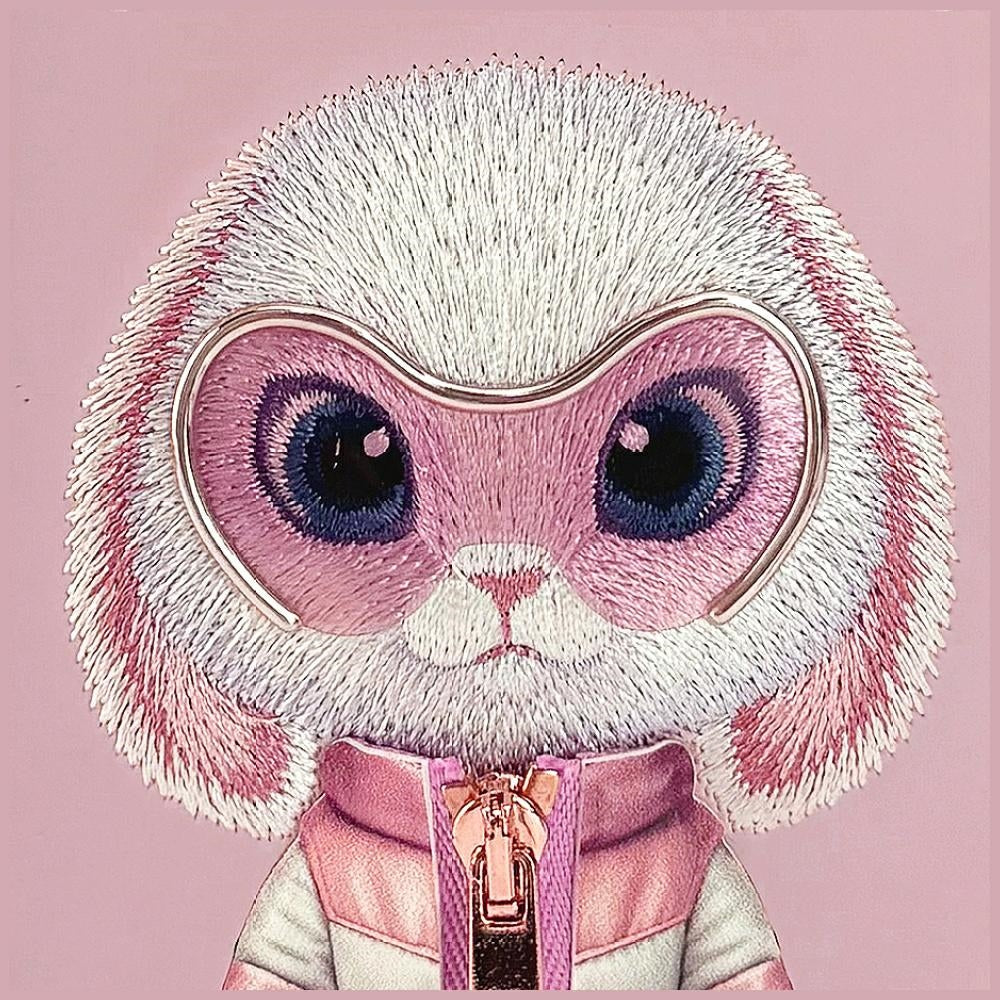 Capa iPhone 17 Pro NIMMY / Rosa / Nimmy Cool&Cute 2.0 Rabbit Case_5