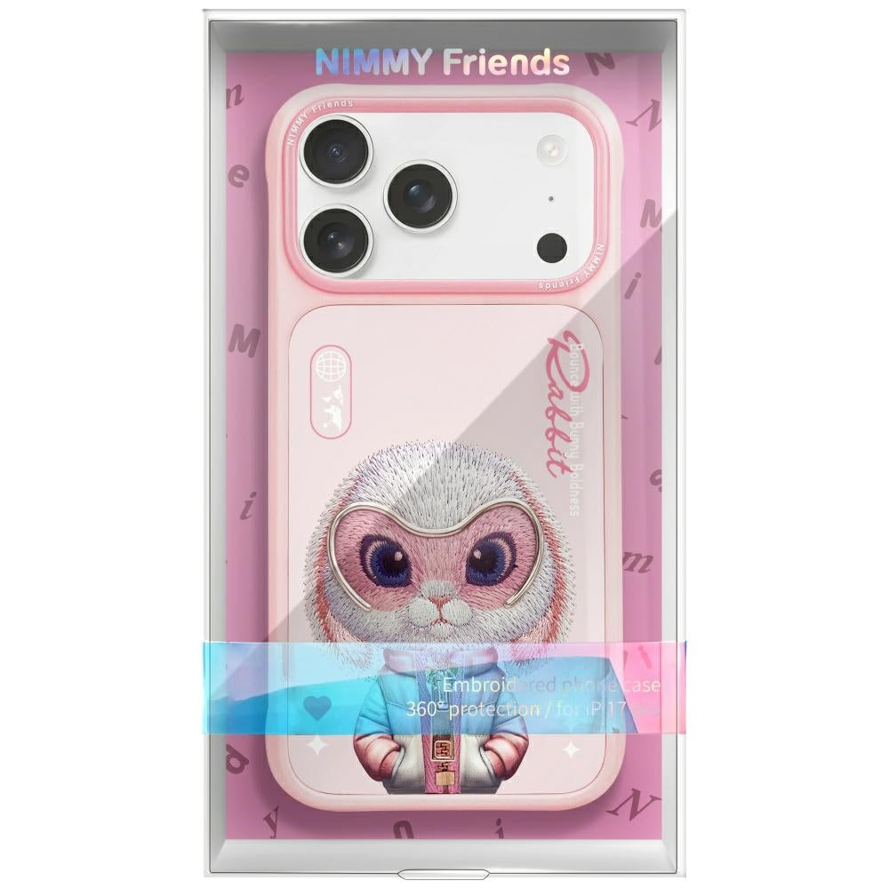 Capa iPhone 17 Pro NIMMY / Rosa / Nimmy Cool&Cute 2.0 Rabbit Case_6