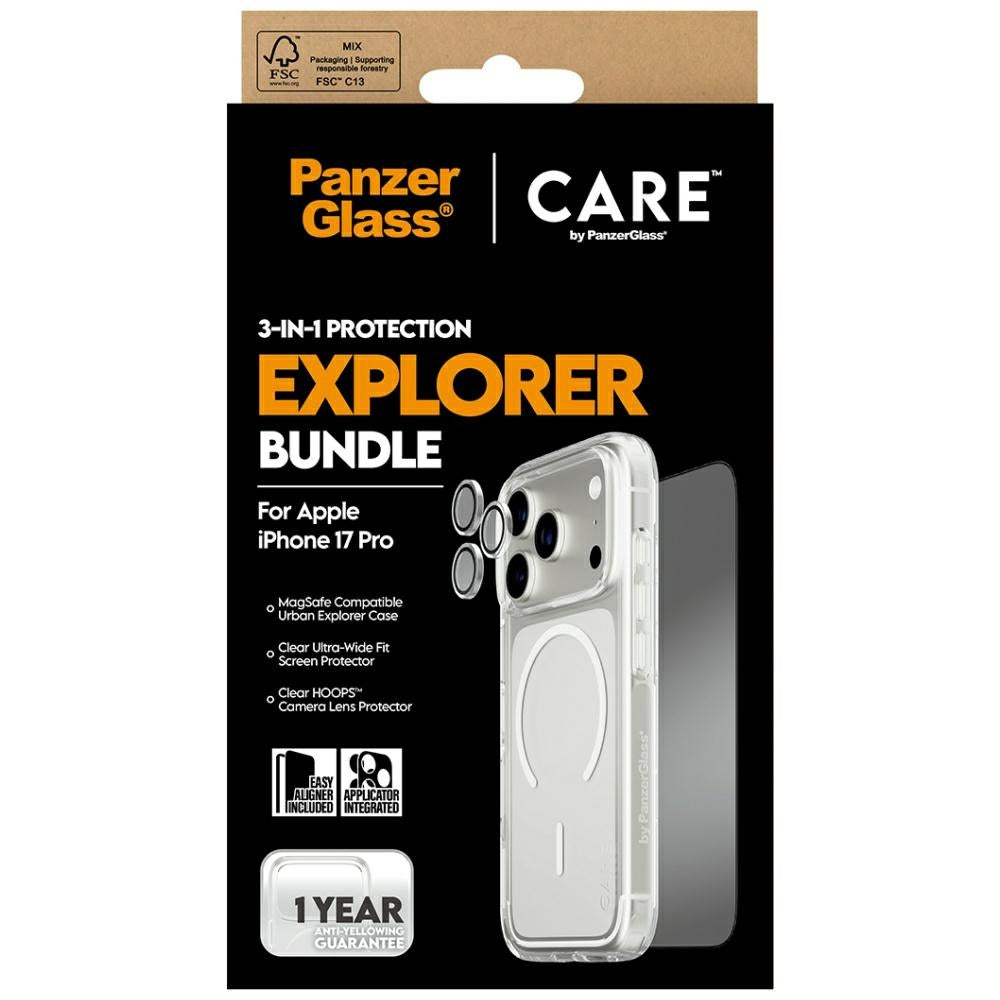 Conjunto 3 em 1 PanzerGlass CARE / PanzerGlass / iP 17 Pro / Preto / CR74977_4