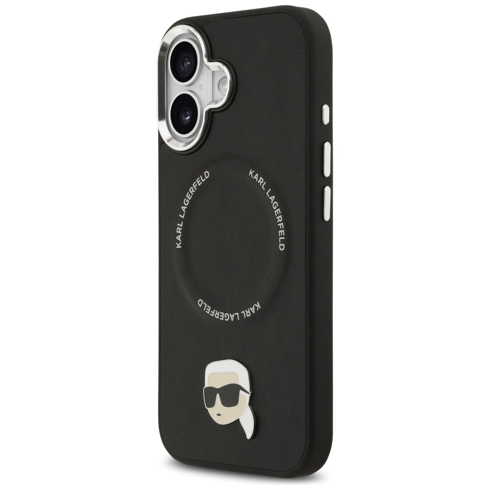 Karl Lagerfeld Karl Pin MagSafe Case for iPhone 17 - Black_1