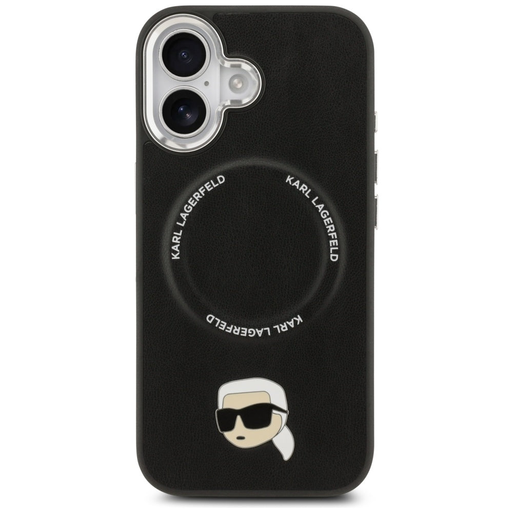 Karl Lagerfeld Karl Pin MagSafe Case for iPhone 17 - Black_2