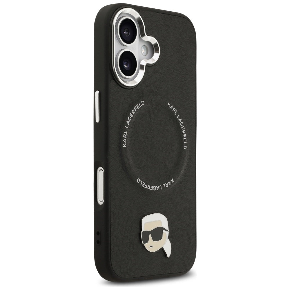 Karl Lagerfeld Karl Pin MagSafe Case for iPhone 17 - Black_3
