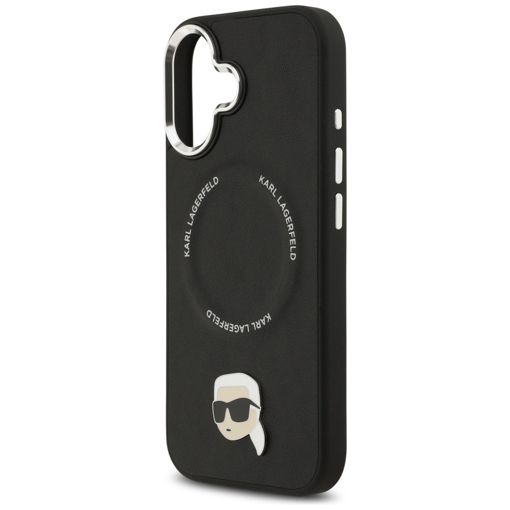 Karl Lagerfeld Karl Pin MagSafe Case for iPhone 17 - Black_5