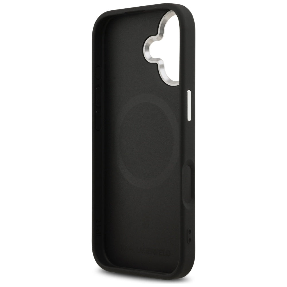 Karl Lagerfeld Karl Pin MagSafe Case for iPhone 17 - Black_6