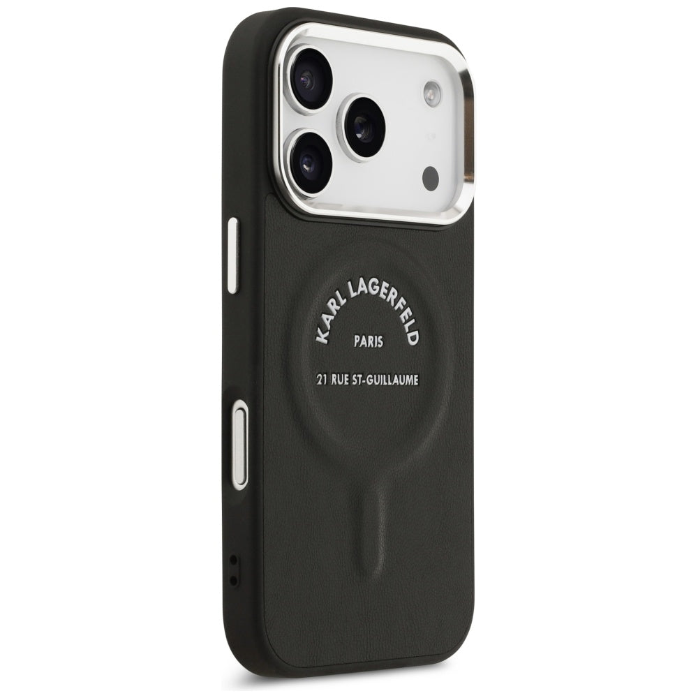 Karl Lagerfeld Karl RSG Logo MagSafe Case for iPhone 17 Pro - Black_3
