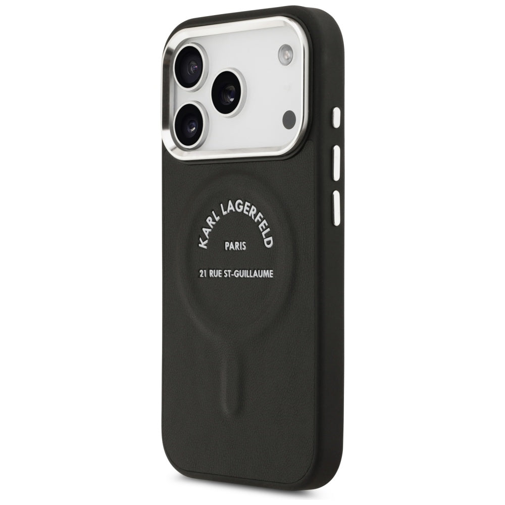 Karl Lagerfeld Karl RSG Logo MagSafe Case for iPhone 17 Pro Max - Black_1