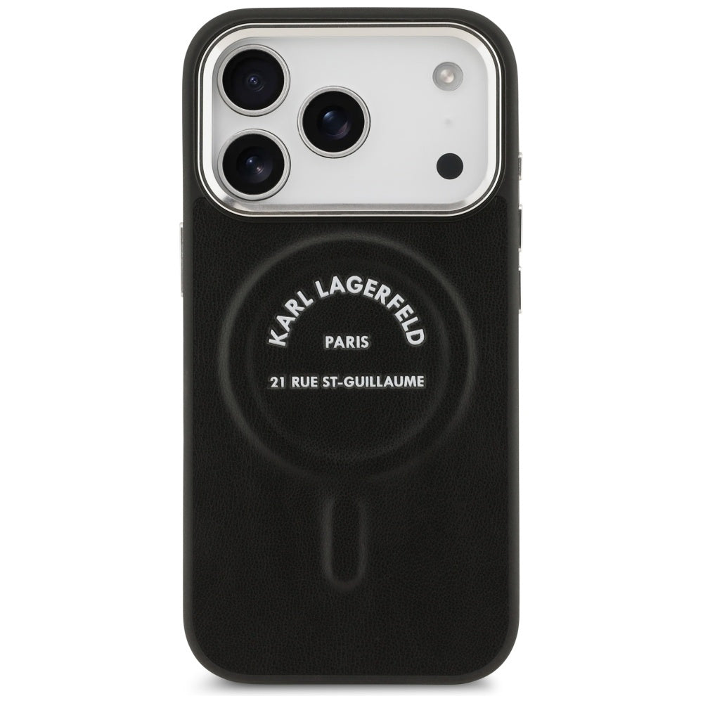 Karl Lagerfeld Karl RSG Logo MagSafe Case for iPhone 17 Pro Max - Black_2