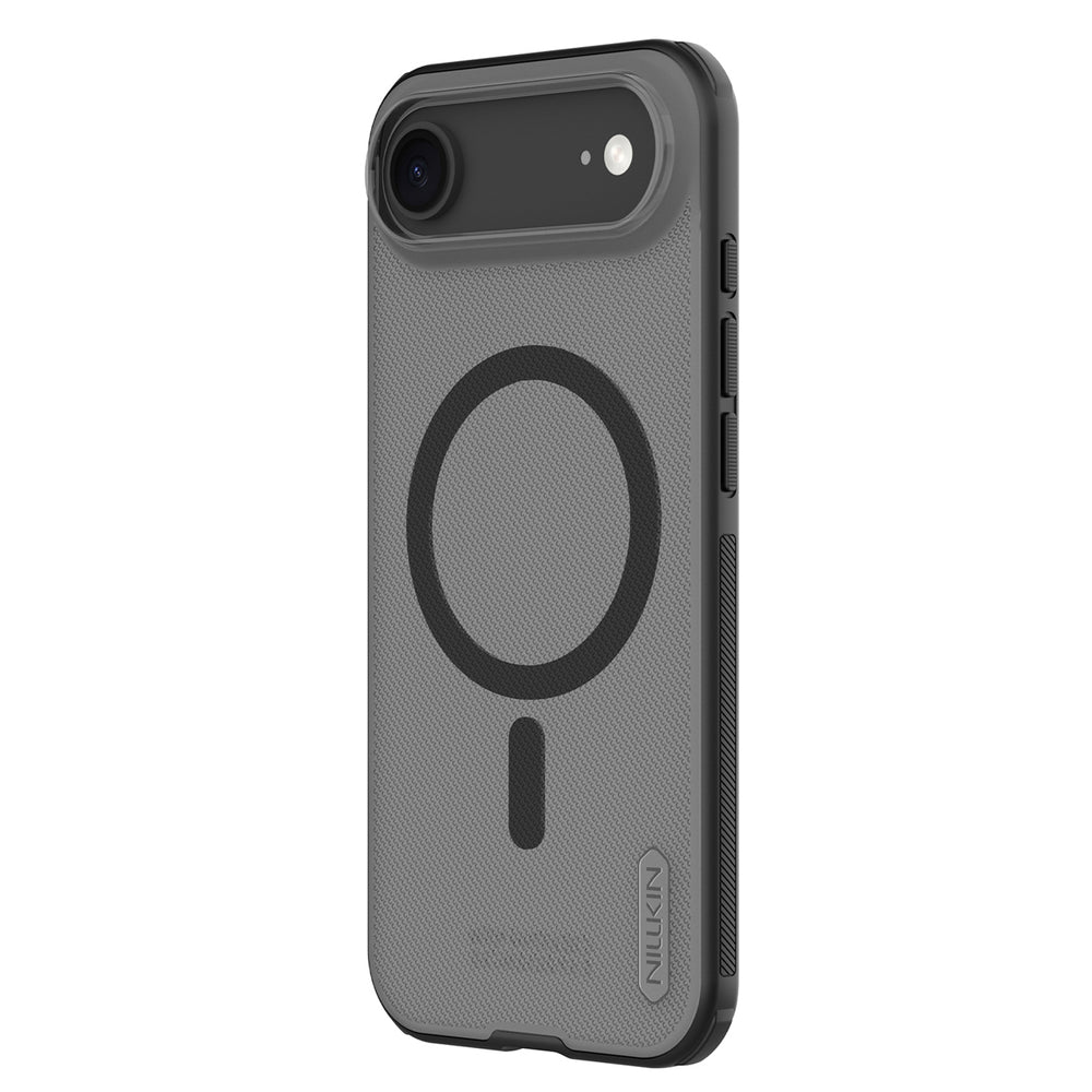 Super Frosted Shield Pro Magnetic Case IP17 Air Transparent black_1
