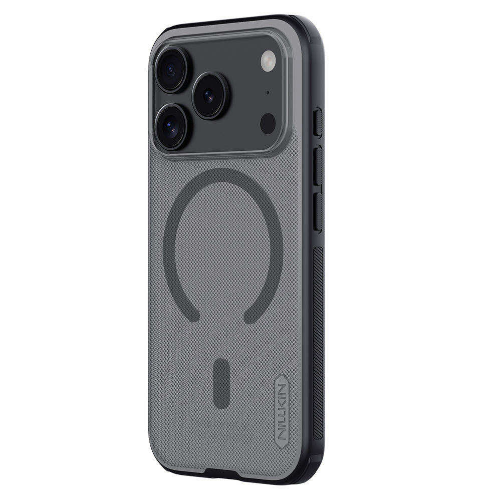 Super Frosted Shield Pro Magnetic Case IP17 Pro Transparent black_1