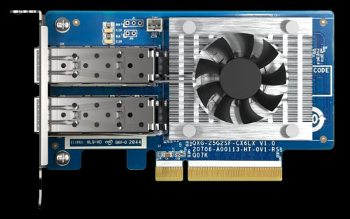 QNAP QXG-25G2SF-CX6 adaptador y tarjeta de red Interno Fibra 25000 Mbit/s_2