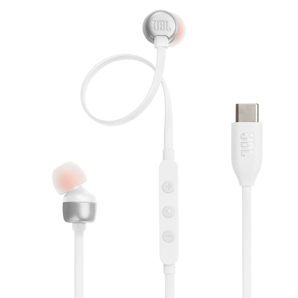 JBL Tune 310C In-Ear USB-C Headphones White_4