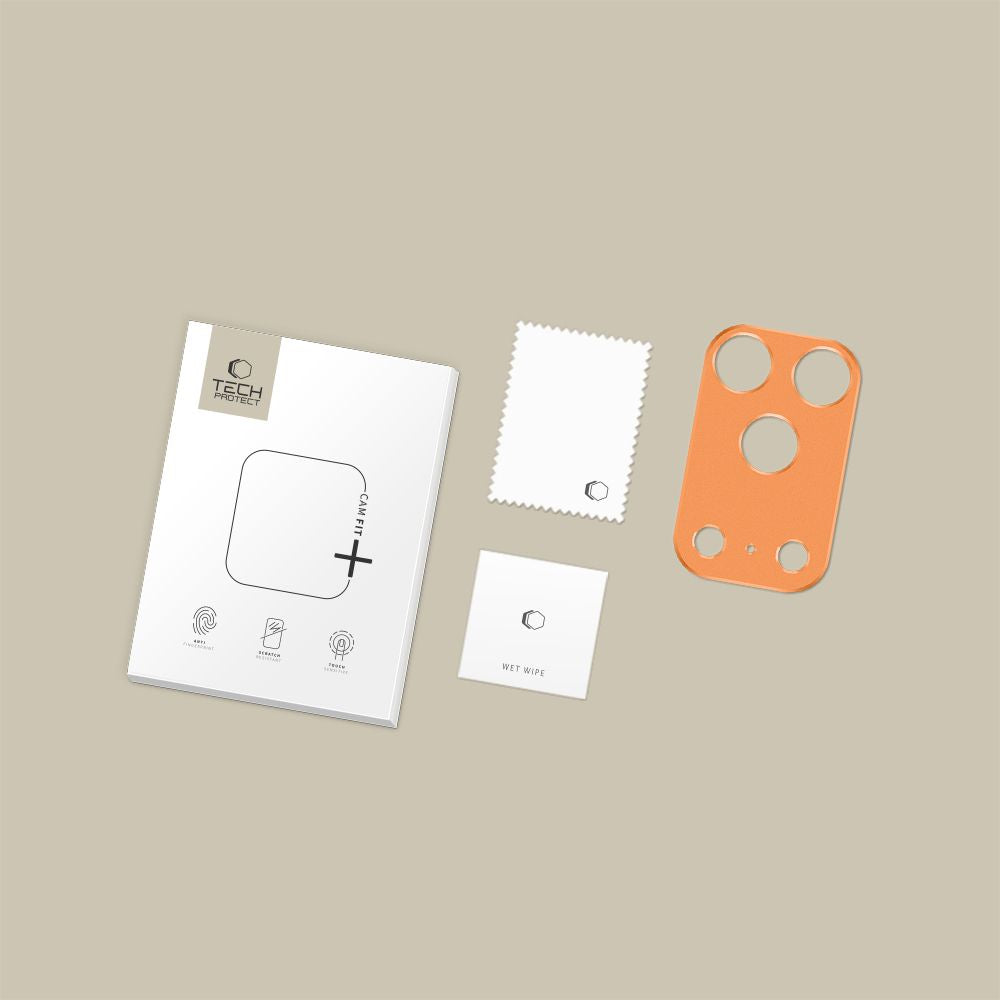 Tech-Protect Camalloy Fit+ Camera Cover for iPhone 17 Pro - Orange_4