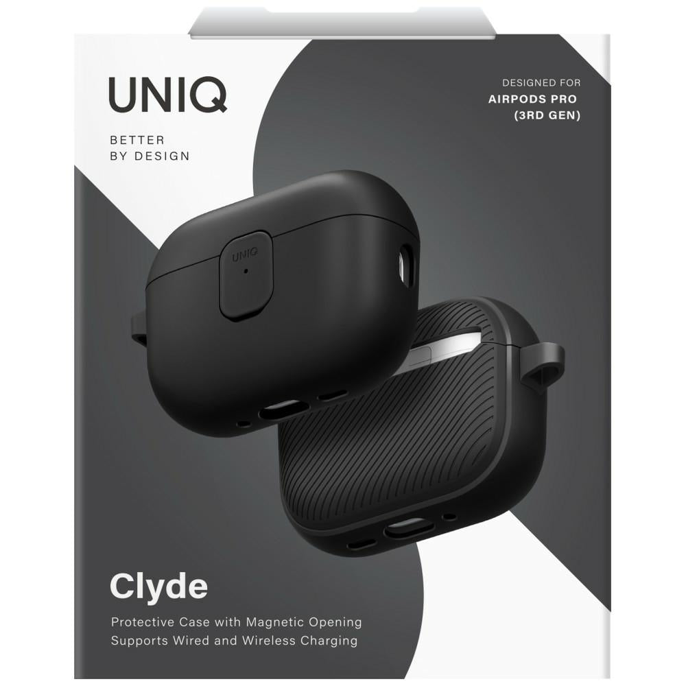 Uniq Clyde Case for AirPods Pro 3 - Black and Gray_5