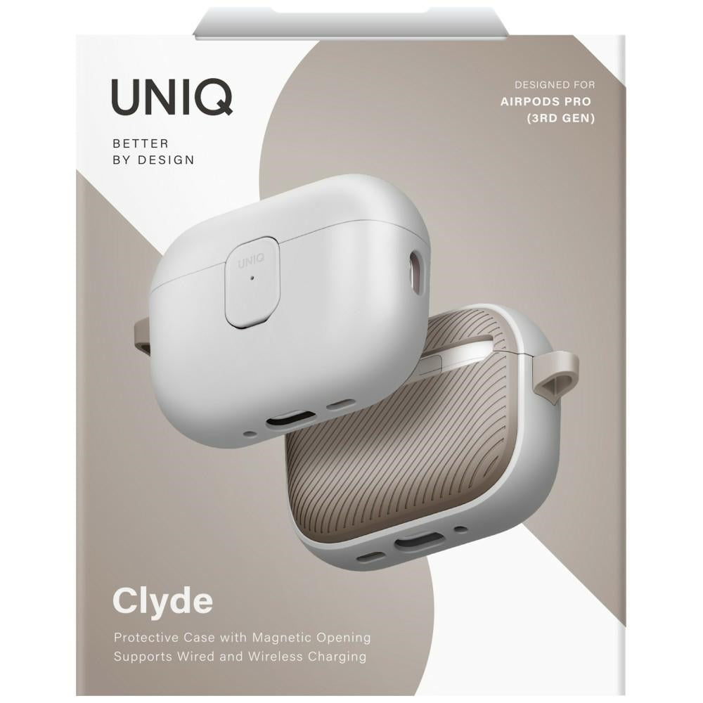 Uniq Clyde Case for AirPods Pro 3rd Gen - Gray-Beige_5