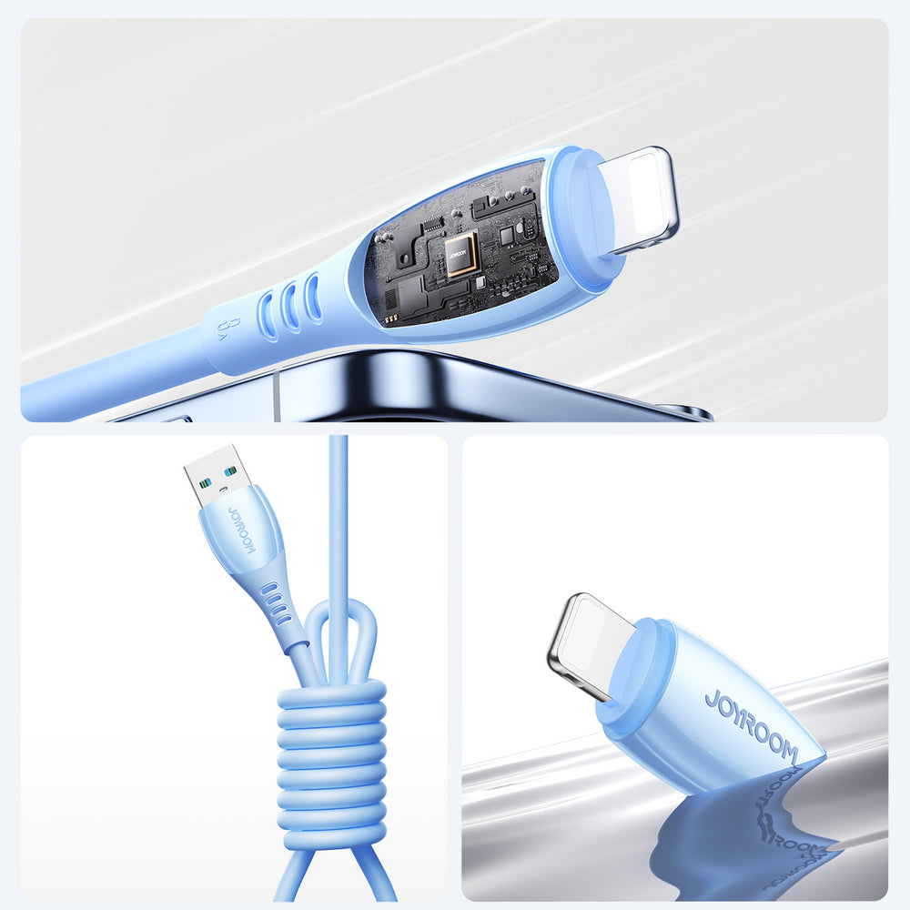 Joyroom S-A59 Vibrant Series 3A USB-A - Lightning cable 1.2m - blue_11