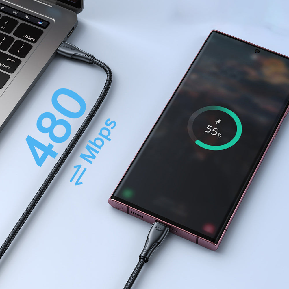 Joyroom S-A11 Surpass cable 60W USB-C - USB-C 0.25m - black_8