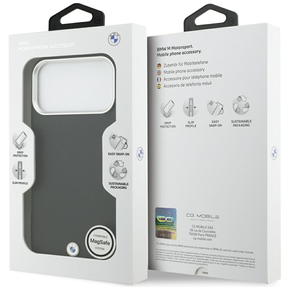 BMW Sign Full Wrapped Metal MagSafe Case for iPhone 17 Pro Max - Black_7