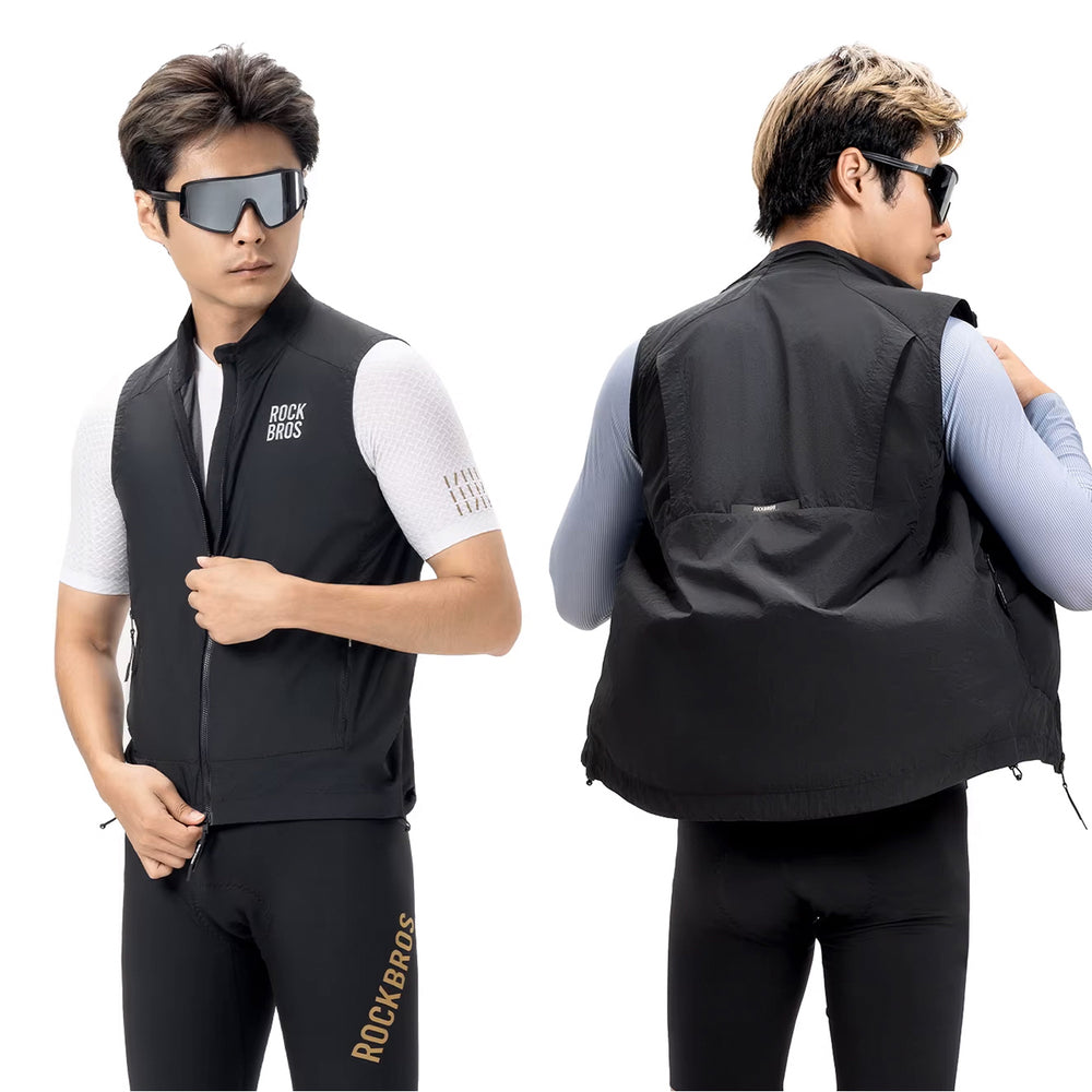 Rockbros YDMJ003 Windproof Vest Spring/Autumn Size M - Black_7