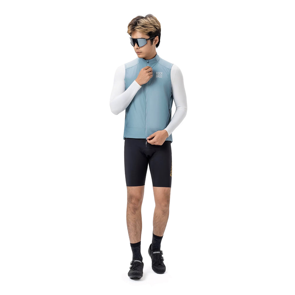 Rockbros YDMJ003 Spring/Autumn Windproof Vest Size XL - Blue_3