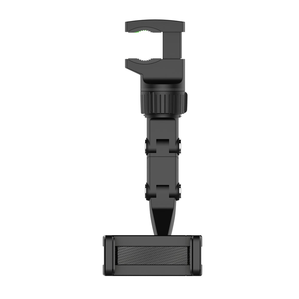 Adjustable car rearview mirror holder for smartphone black - OUTLET_8