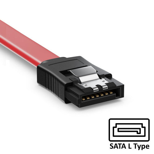 Ewent EC1512 cable de SATA 0,7 m SATA 7-pin Negro, Rojo_3