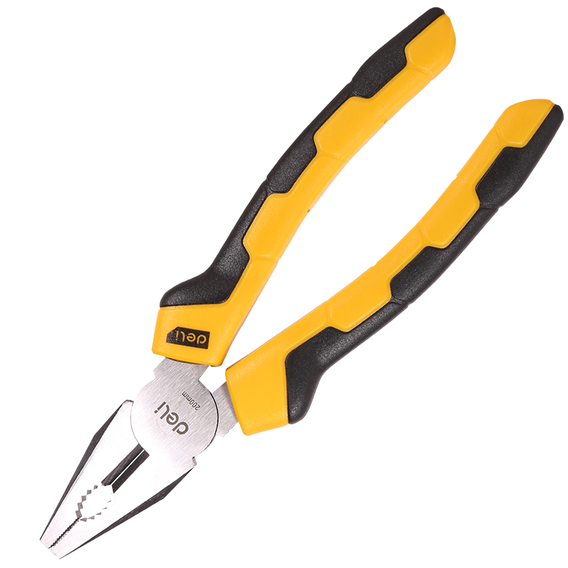 Combination pliers 8" Deli Tools EDL2008 (yellow)_0