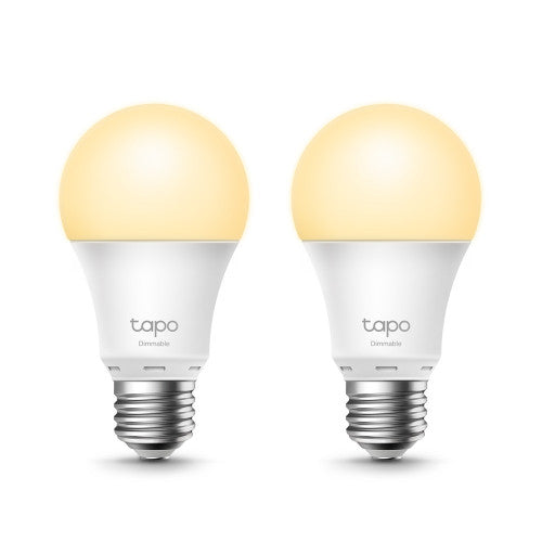 Bombilla Inteligente TP-Link Tapo L510E/ Casquillo E27/ 8.7W/ 806 Lúmenes/ 2700K/ Pack 2_1