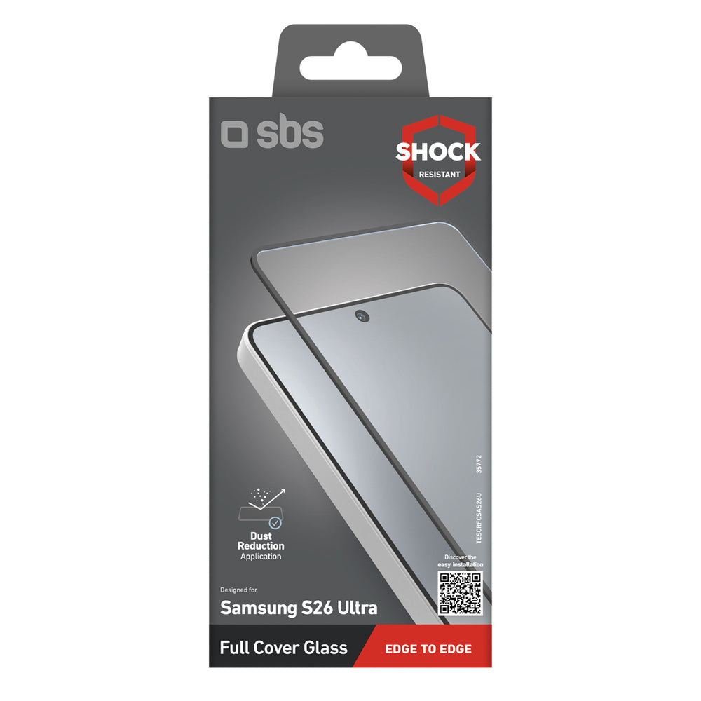 SBS Full Cover Tempered Glass for Samsung Galaxy S26 Ultra_1