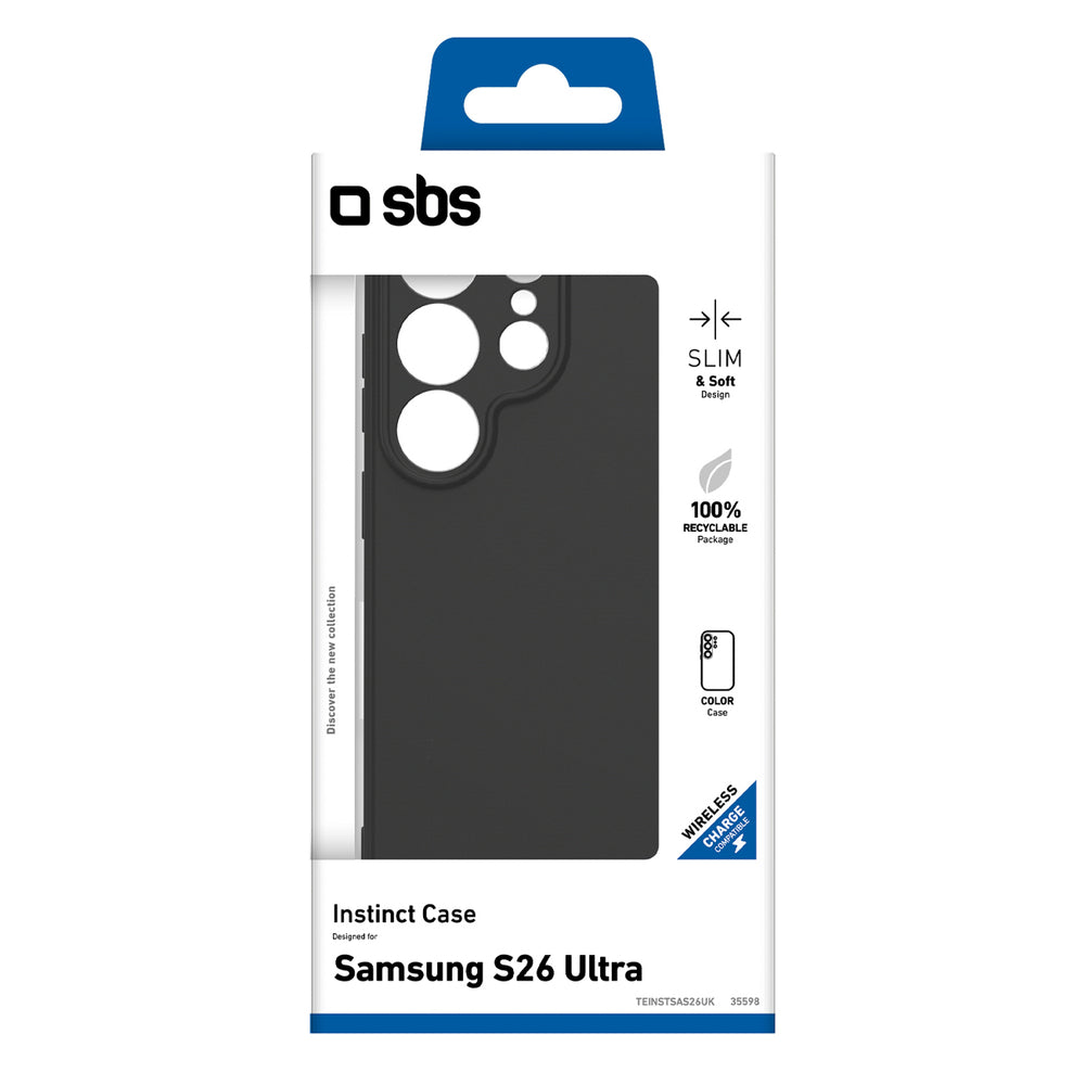 SBS Instinct Case for Samsung Galaxy S26 Ultra - Black_1