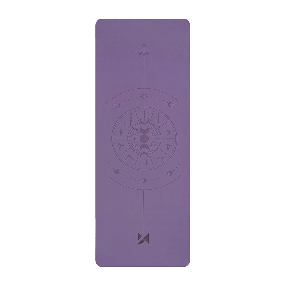 Wozinsky WNSP-NKP Exercise Mat 183 x 61 x 0.5 cm for yoga and gymnastics made of natural rubber - purple_0