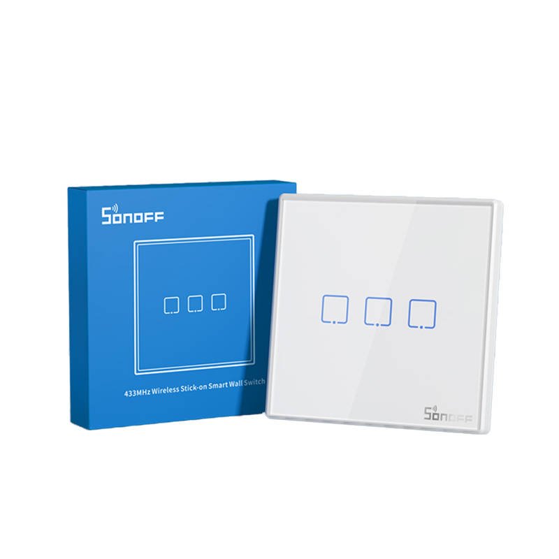 Smart Wireless Wall Switch Sonoff T2EU3C-RF 433MHz (3-channel)_2
