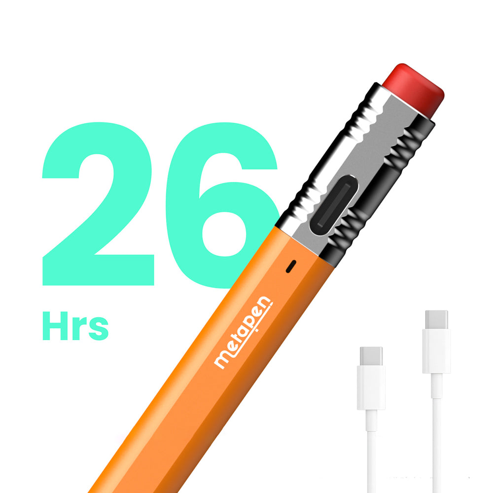Metapen Pencil Air8 Pro X stylus for iPad - orange_7