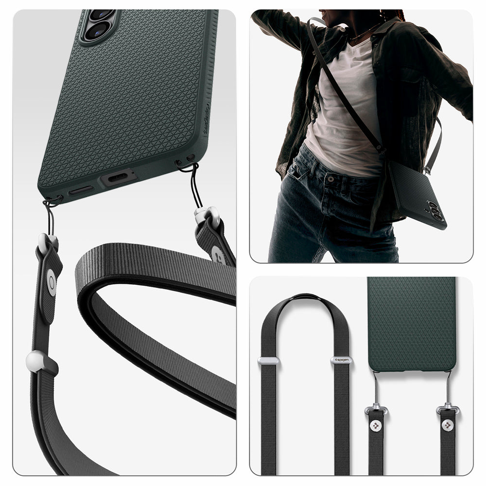 Hard Case Spigen Liquid Air with MagSafe for Samsung Galaxy S26 Plus S947, Abyss Green ACS10706_23