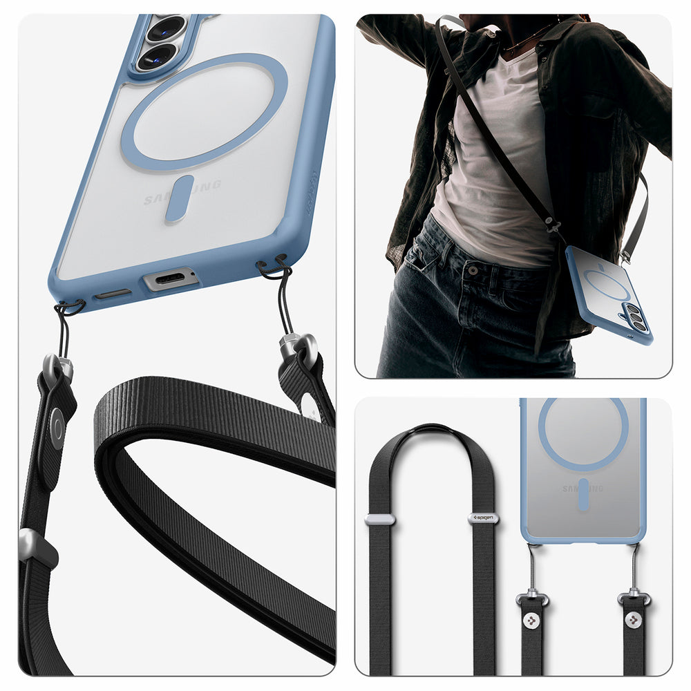 Hard Case Spigen Ultra Hybrid with MagSafe for Samsung Galaxy S26 Plus S947, Light Blue ACS11213_20