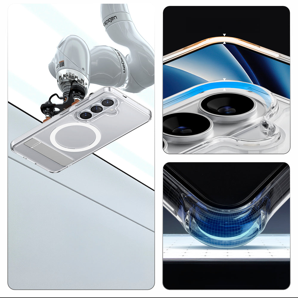 Hard Case Spigen Ultra Hybrid S with MagSafe for Samsung Galaxy S26 Plus S947, Clear White ACS11050_15