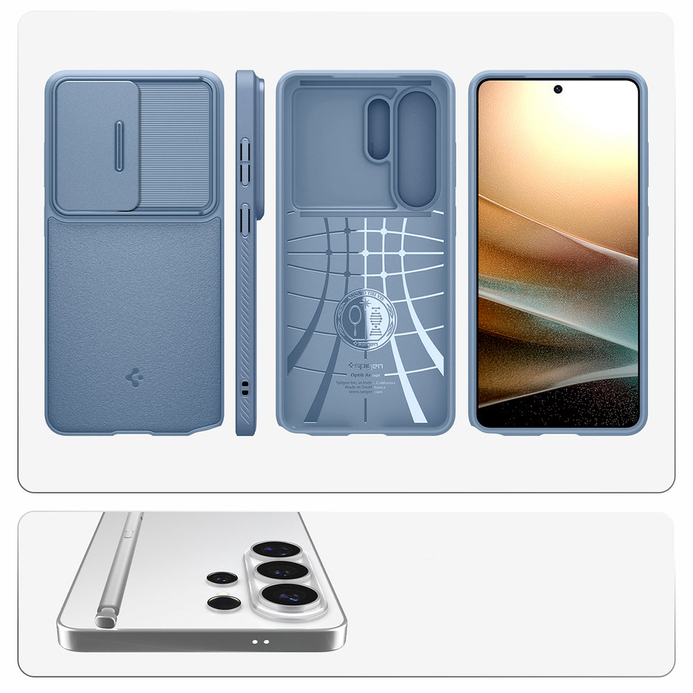 Hard Case Spigen Optik Armor for Samsung Galaxy S26 Ultra S948, Light Blue ACS11226_15