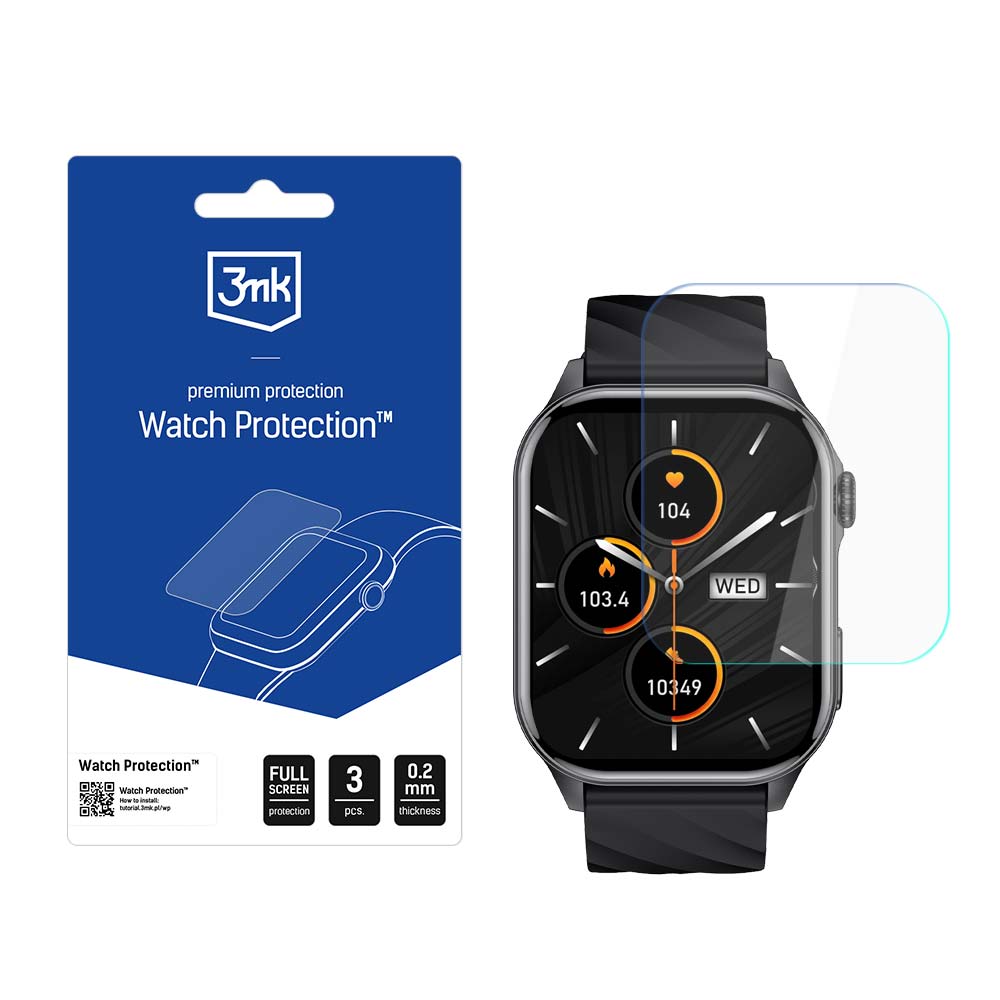 3mk Watch Protection ARC smartwatch screen protector on Altora Easy Touch_0