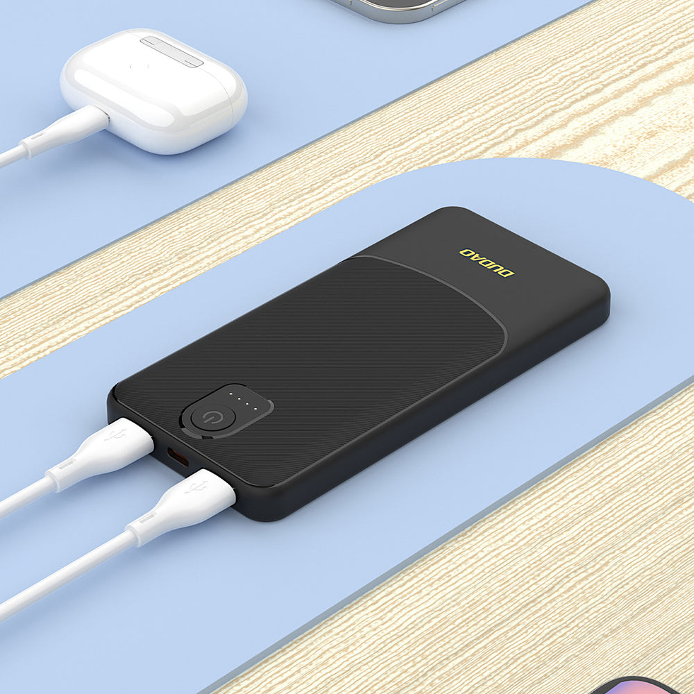 Dudao K10Pro Power Bank 2.4A 20000mAh 2 x USB-A - Black_6