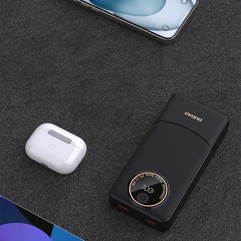 Dudao K12Pro Power Bank 22.5W PD 20000mAh USB-A, USB-C - Black_7