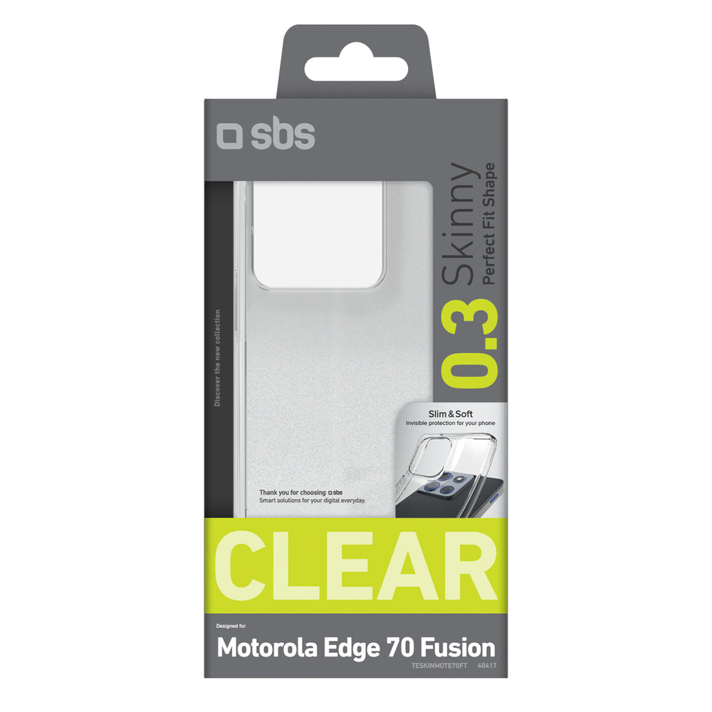 SBS Skinny Cover for Motorola Edge 70 Fusion - Transparent_1