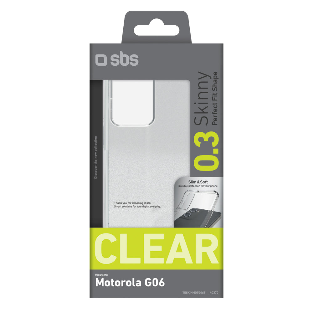 SBS Skinny Cover for Motorola Moto G06 - Transparent_1