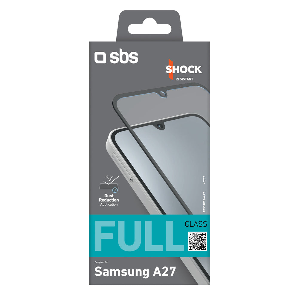 SBS Full Cover Tempered Glass for Samsung Galaxy A27_1