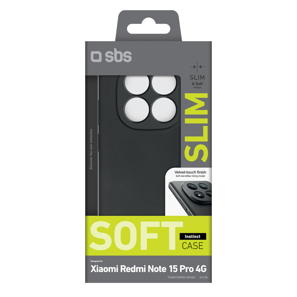 SBS Instinct Case for Xiaomi Redmi Note 15 Pro 4G - Black_1
